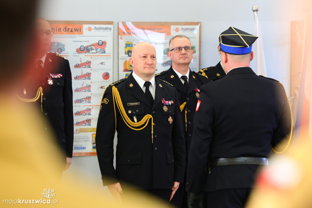 Tak żegnano komendanta PSP w Inowrocławiu [ZDJĘCIA]