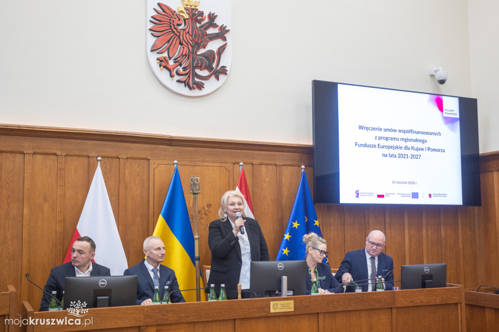 Cztery umowy o dofinansowanie projektów dla Gminy Kruszwica podpisane