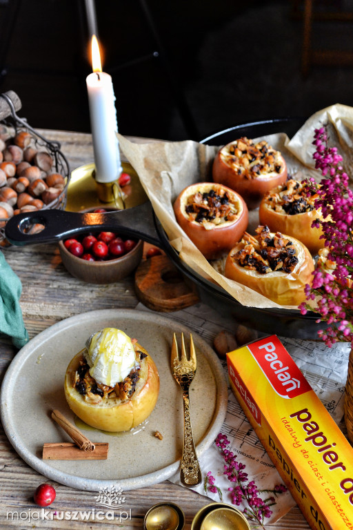 Gotuj z MojaKruszwica.pl: Zapiekane jabłka z miodem i bakaliami
