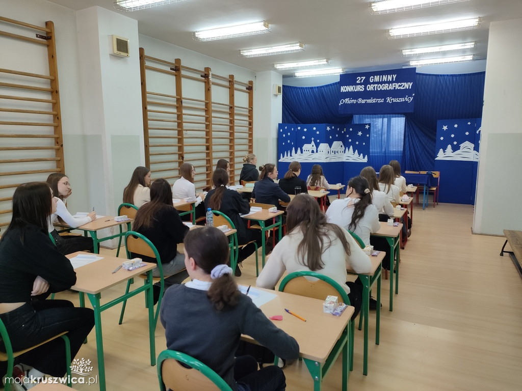 Gminny Konkurs Ortograficzny „O Pióro Burmistrza Kruszwicy” [ZDJĘCIA]
