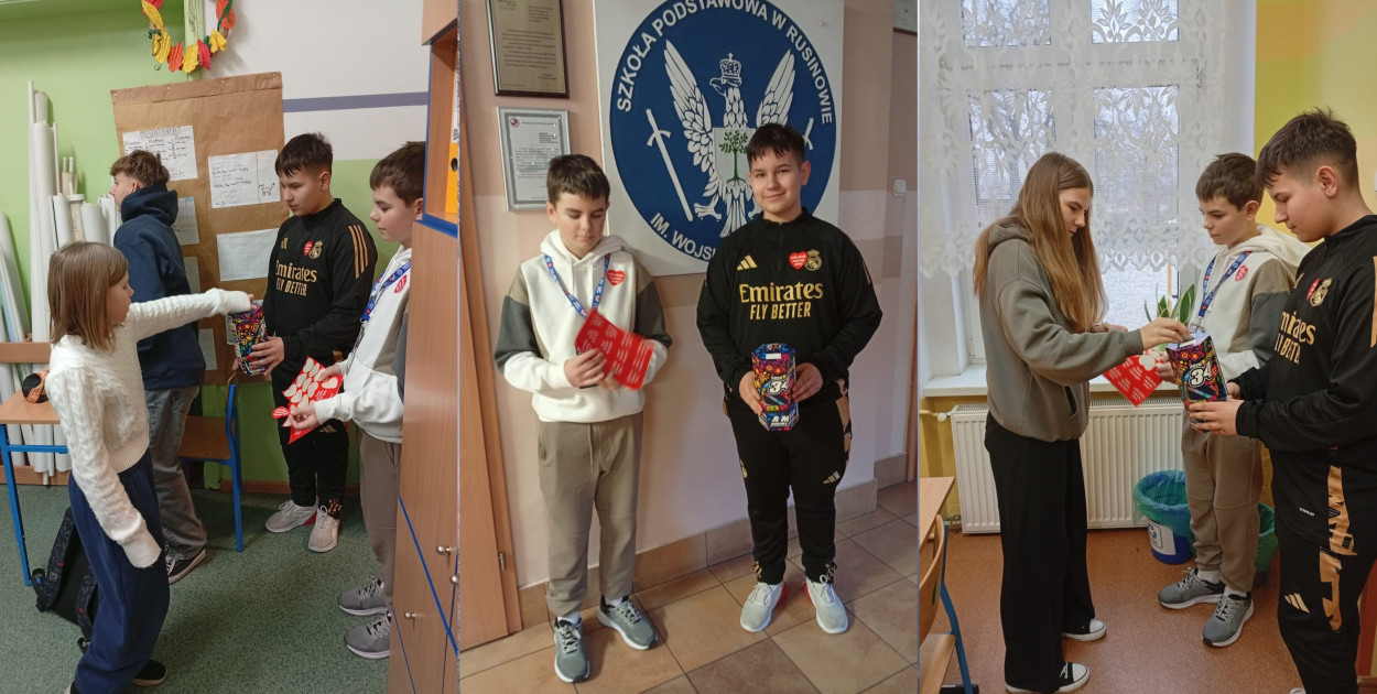 WOŚP 2026 w Rusinowie. Tak angażowali się uczniowie i pracownicy szkoły