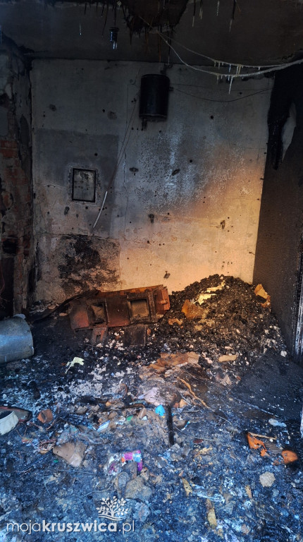 Pracowita interwencja dla strażaków. Pomagali mieszkańcy