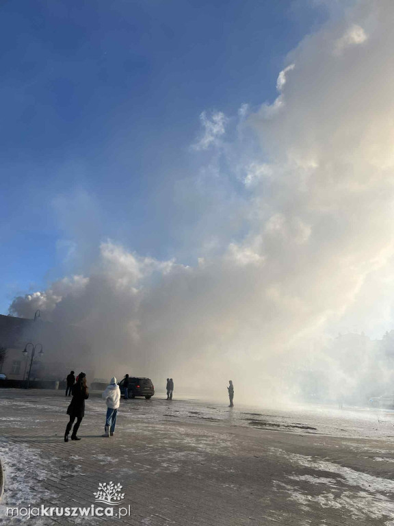 Pracowita interwencja dla strażaków. Pomagali mieszkańcy