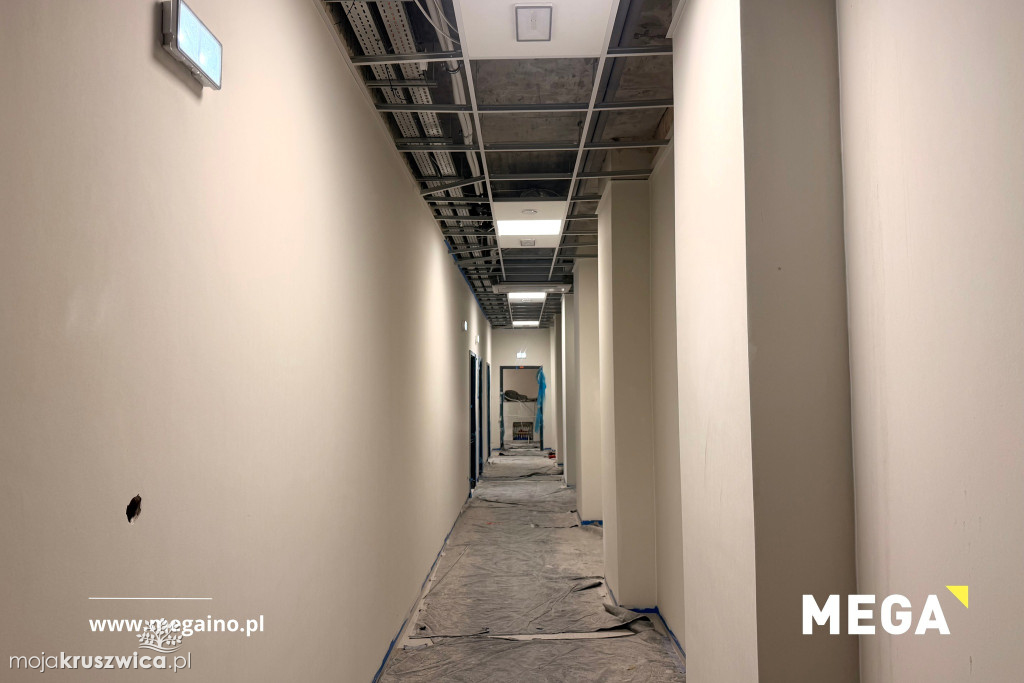 Prace wykończeniowe w nowym budynku CKiS \