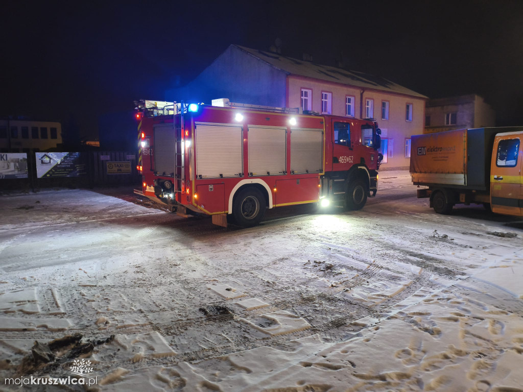 Wieczorna interwencja przy ulicy Rynek. Zapaliła się sadza w kominie [ZDJĘCIA]