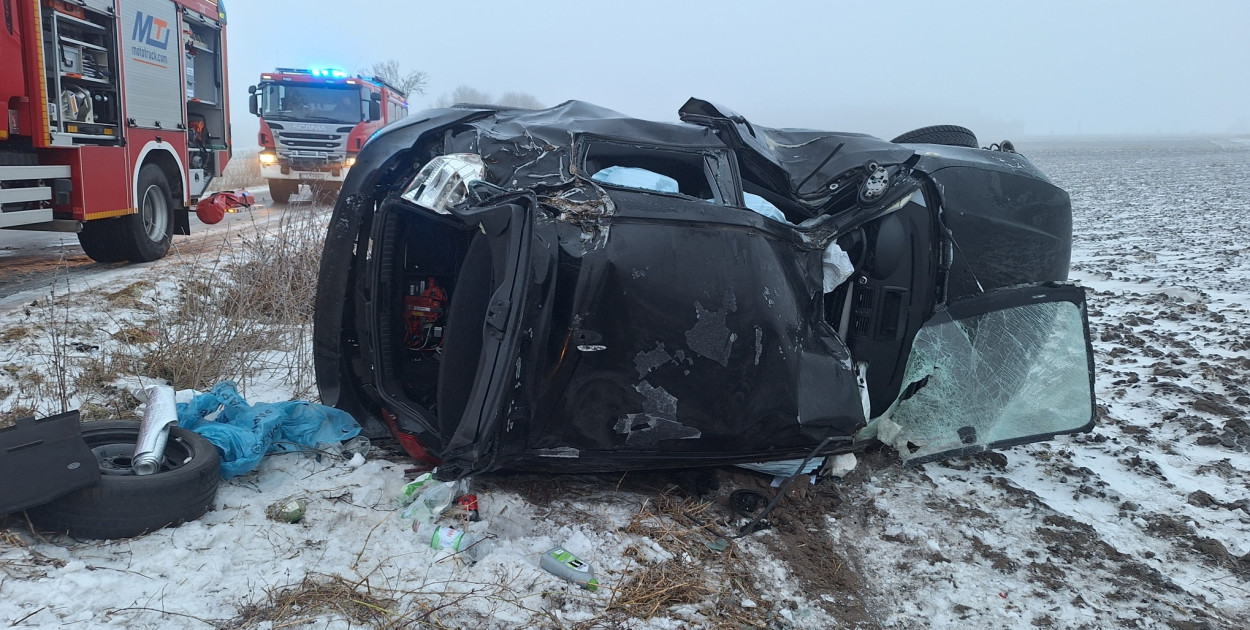 BMW dachowało pod Kruszwicą