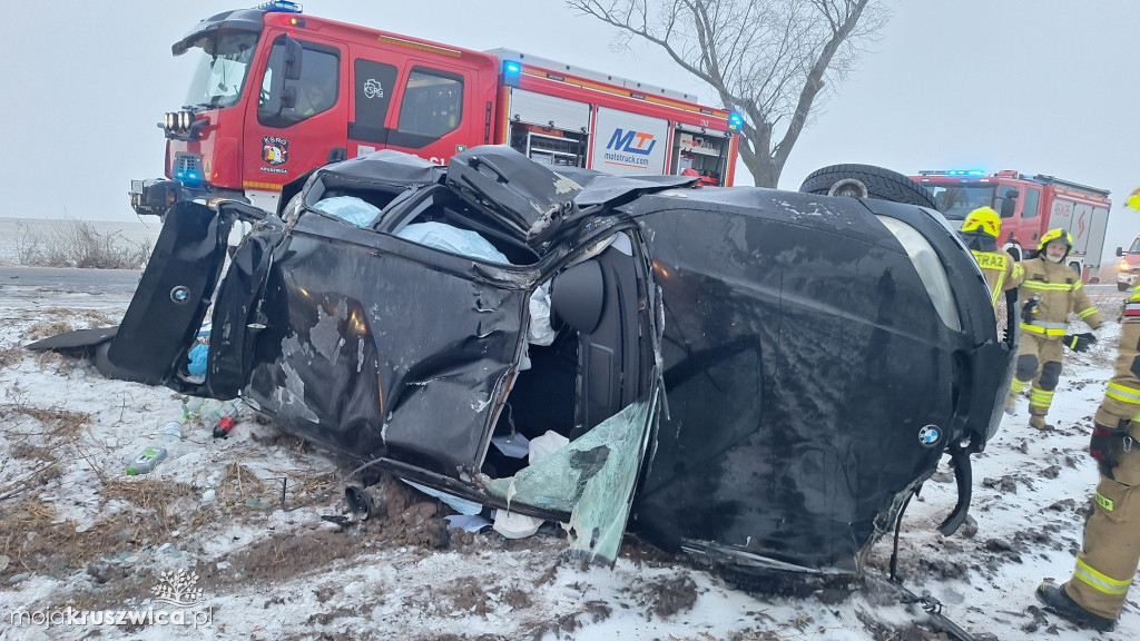 BMW dachowało pod Kruszwicą