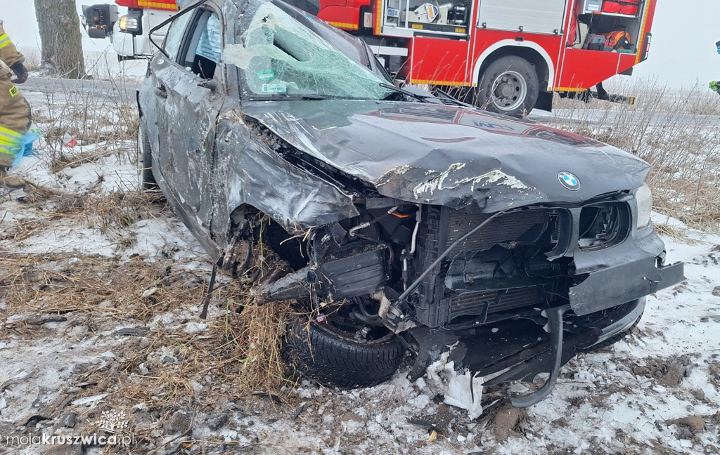 BMW dachowało pod Kruszwicą