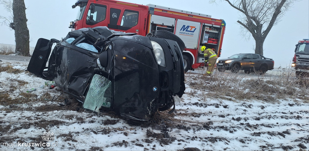 BMW dachowało pod Kruszwicą