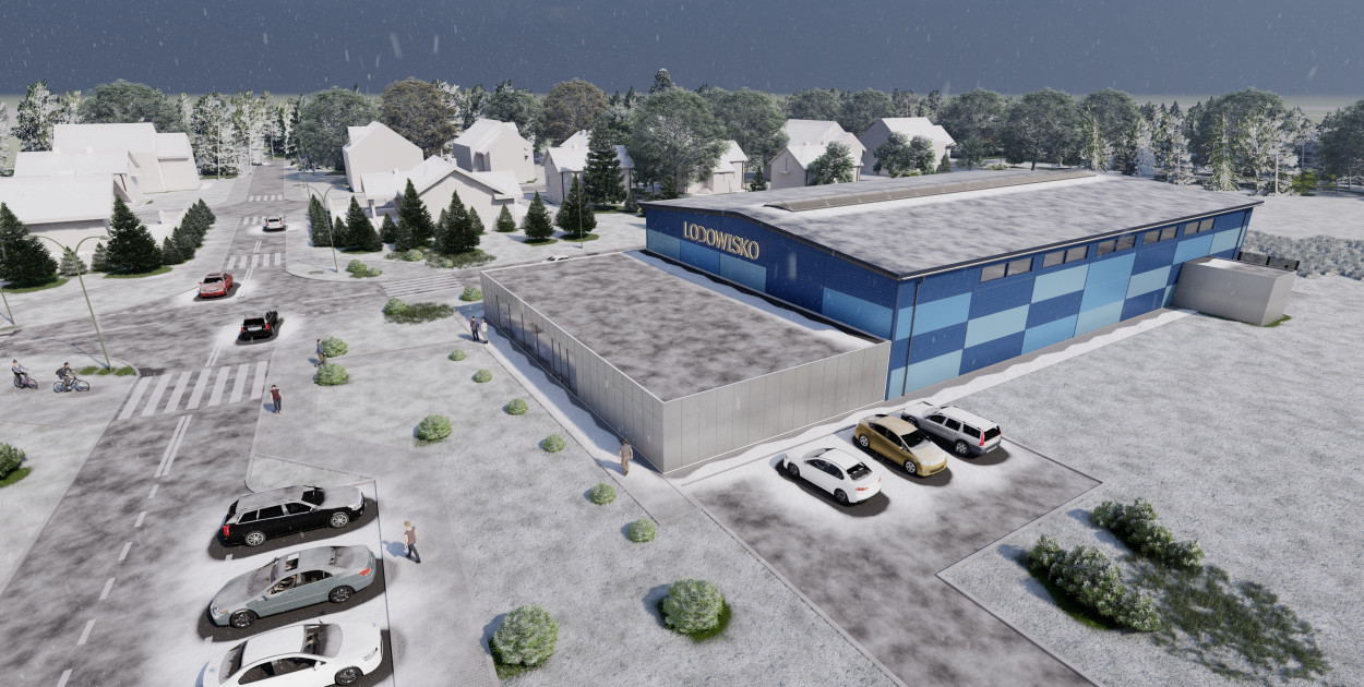 Nowe informacje dotyczące planowanego lodowiska w Kruszwicy [WIZUALIZACJE]