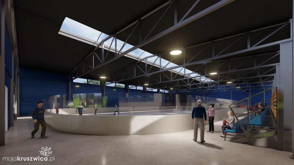 Nowe informacje dotyczące planowanego lodowiska w Kruszwicy [WIZUALIZACJE]