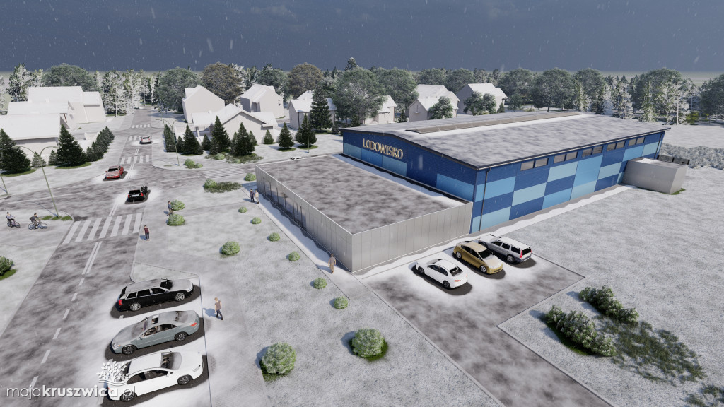 Nowe informacje dotyczące planowanego lodowiska w Kruszwicy [WIZUALIZACJE]