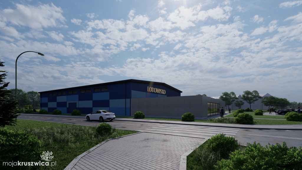 Nowe informacje dotyczące planowanego lodowiska w Kruszwicy [WIZUALIZACJE]