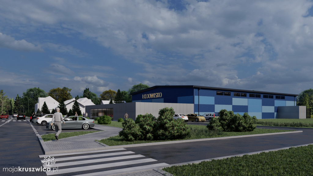 Nowe informacje dotyczące planowanego lodowiska w Kruszwicy [WIZUALIZACJE]