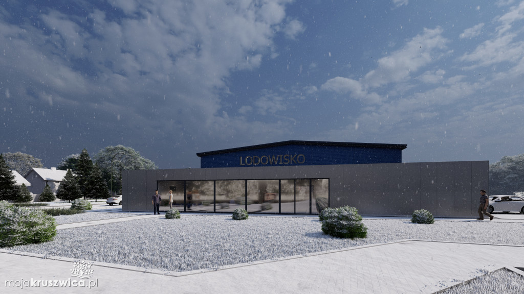 Nowe informacje dotyczące planowanego lodowiska w Kruszwicy [WIZUALIZACJE]