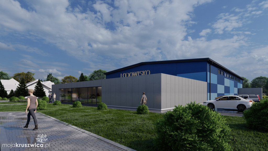 Nowe informacje dotyczące planowanego lodowiska w Kruszwicy [WIZUALIZACJE]