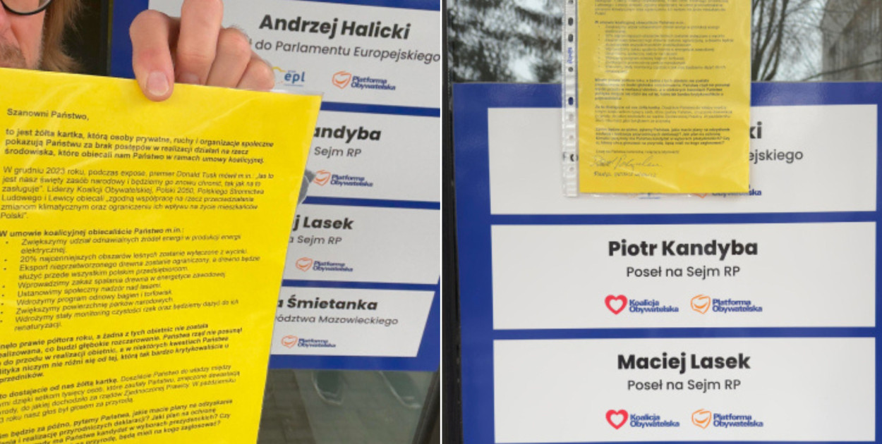 Stali w kolejkach aby zmienić Polskę. Dziś chcą wręczyć politykom żółtą kartkę