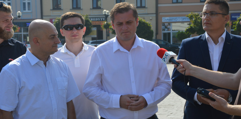 Od lewej Jarosław Latawiec, Marcin Sypniewski, Łukasz Jawornik