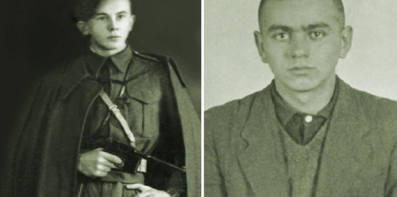 erzy Gadzinowski i jeden z członków jego oddziału, Lech Marciniak - rozstrzelany w maju 1946 roku w Bydgoszczy. fot. IPN