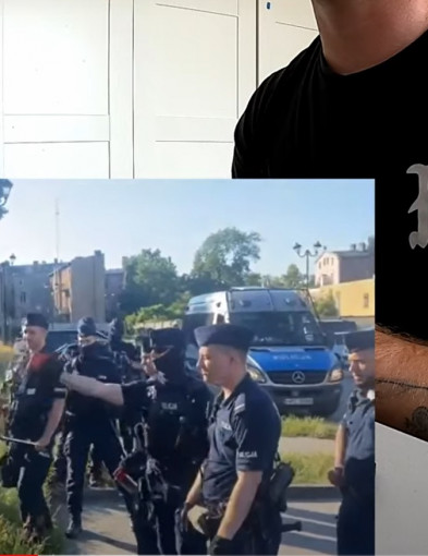  Sierżant Bagieta analizuje nagrania z Inowrocławia: Protestujący stali za blisko-20649