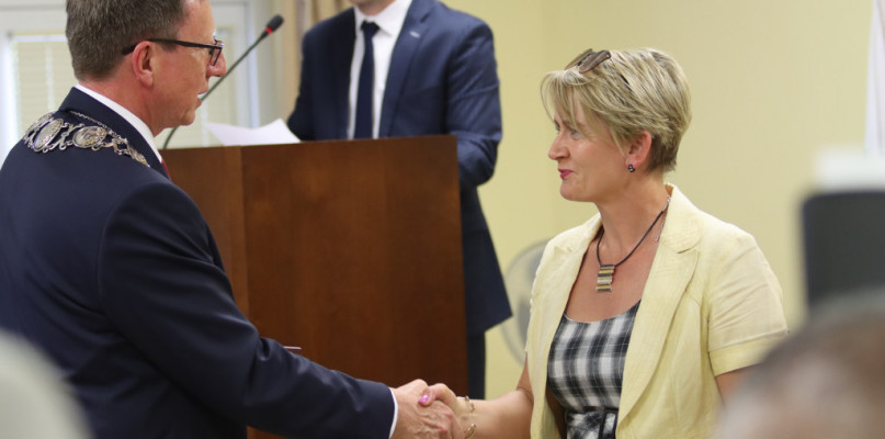 Na zdjęciu dwójka kandydatów na Burmistrza Kruszwicy w 2018 roku