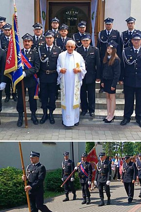 Strażacy z Witowic uczestniczyli w procesji Bożego Ciała-3940