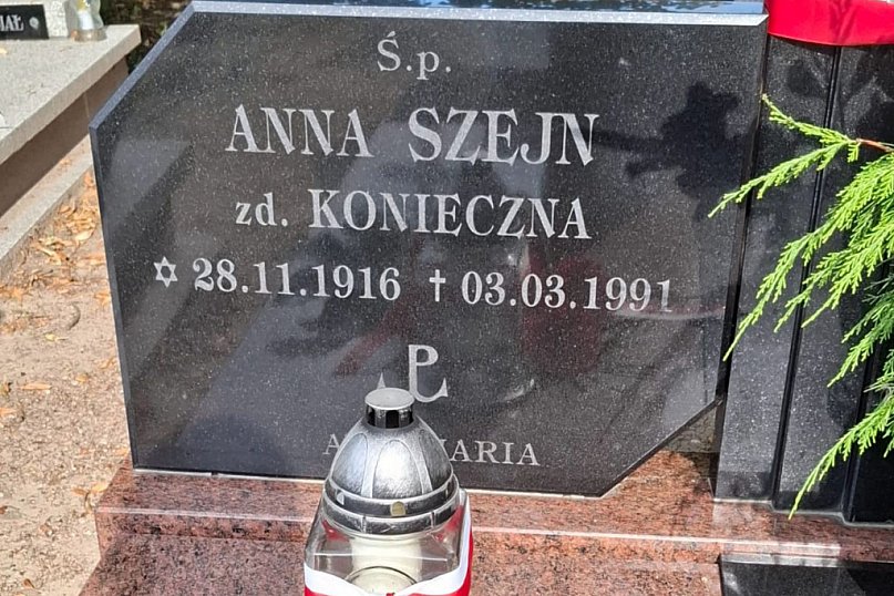 Anna Szejn - grób uczestniczki Powstania Warszawskiego