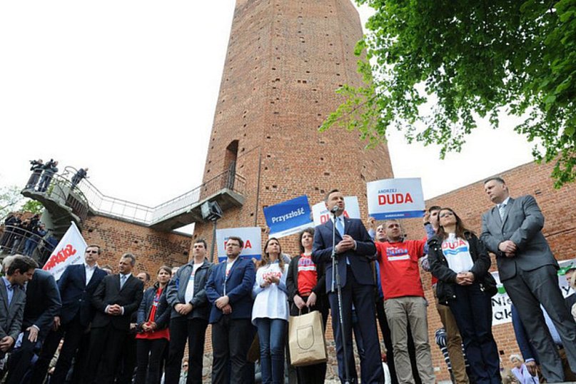 Andrzej Duda w Kruszwicy 2015