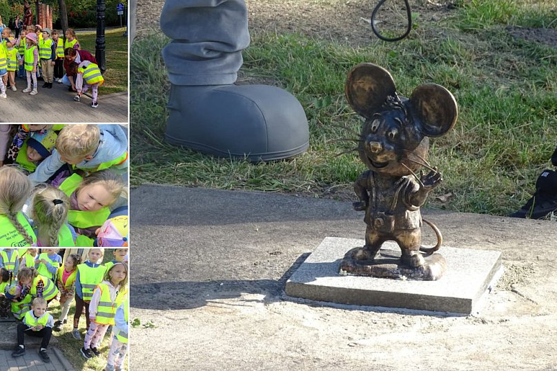 Mała mysz pojawiła się pod zamkowym wzgórzem [ZDJĘCIA]