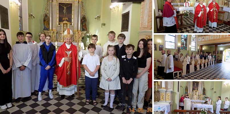 W Chełmcach odbyła się wizytacja kanoniczna księdza biskupa Radosława Orchowicza - 32420