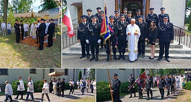 Strażacy z Witowic uczestniczyli w procesji Bożego Ciała -32821