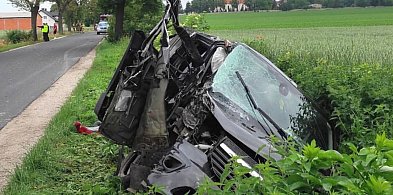  Wypadek pod Kruszwicą. Policja ustala okoliczności zdarzenia-32945