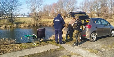 Wspólny patrol policji i strażników rybackich-40145