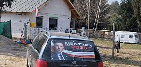 Konfederacja w regionie: Spalone samochody wolontariusz