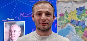 Maciej Wasielewski z I LO w Inowrocławiu w zespole eksp