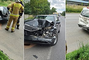 Zderzenie trzech pojazdów na DK62 w Kruszwicy-43041