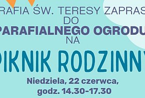 Piknik rodzinny w ogrodzie parafialnym kościoła św. Teresy-43232