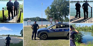 Policja z patrolami nad wodą. Wzmożone kontrole m.in. nad Gopłem [GALERIA]-43737