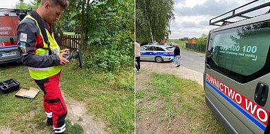 Zaginiona kobieta odnaleziona cała i zdrowa. Na miejscu m.in. ratownicy WOPR-44064