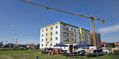 Zagople: postęp prac przy budynku wielorodzinnym przy ul. Wspólnej-44946