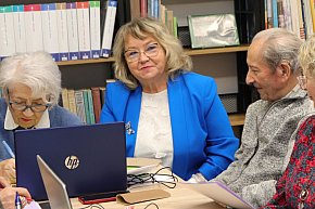 Spotkanie w MGBP w Kruszwicy w ramach projektu EcoDigital Seniors-6128