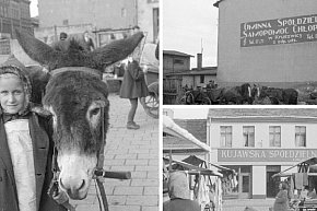 Historyczna Kruszwica: Handel na kruszwickich ulicach w 1948 roku [FOTO[-6133