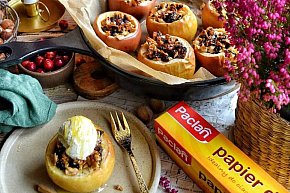 Gotuj z MojaKruszwica.pl: Zapiekane jabłka z miodem i bakaliami-6231