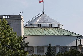 Warszawa:w pobliżu Sejmu znaleziono model samolotu-zabawki-45783