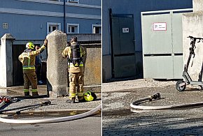 Pożar w centrum Kruszwicy. Na Starym Rynku interweniowała straż [ZDJĘCIA]-46635