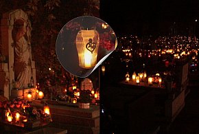 Tysiące zniczy płonie na kruszwickim cmentarzu [FOTO]-46979