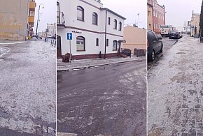 Ślisko na drogach w Kruszwicy i okolicy. "W Chrośnie lodowisko"