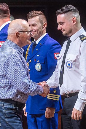 Uroczyste podsumowanie sezonu WOPR w Auli UMK w Toruniu-6001