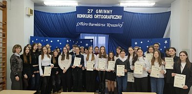 Gminny Konkurs Ortograficzny „O Pióro Burmistrza Kruszwicy” [ZDJĘCIA]