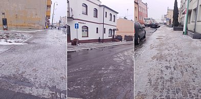 Ślisko na drogach w Kruszwicy i okolicy. "W Chrośnie lodowisko"